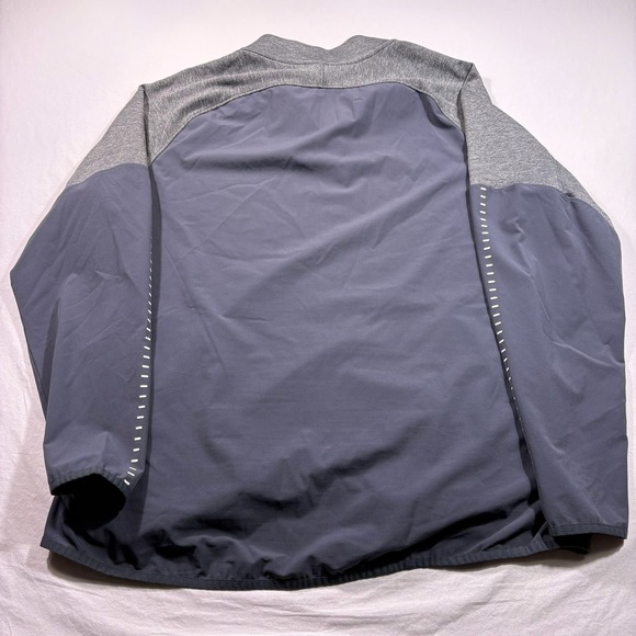 New Trier Under Armour ColdGear Quarter Zip Pullover Sweatshirt Gray Men's 2XL - Picture 3 of 6